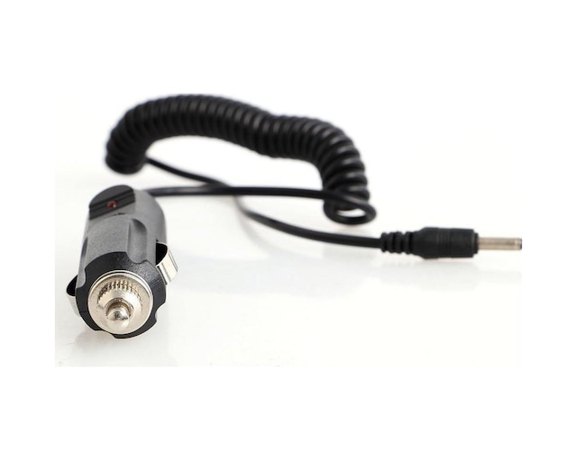Çakmak Spiral Kablolu 12 Volt 3.5 Mm 1.35 Mm Şarj Adaptör Radar Tespit Cihazı Adaptörü 1 Metre Kablolu