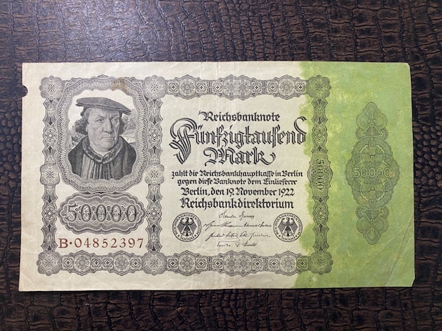 Almanya İmparatorluğu 50000 Mark Reichsbanknote Deutsches Reich 1908 Temiz - T Fine F