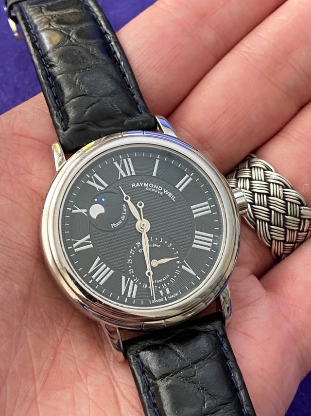 Raymond Weil 2839 Mehtaplı Deri Kordon Erkek Kol Saati 2. El Teşhir Ürün
