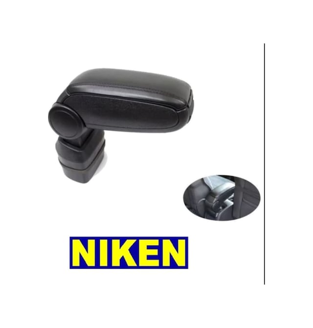 Niken Kolçak Kol Dayama Orta Konsol Vidasız Kolay Montaj Siyah