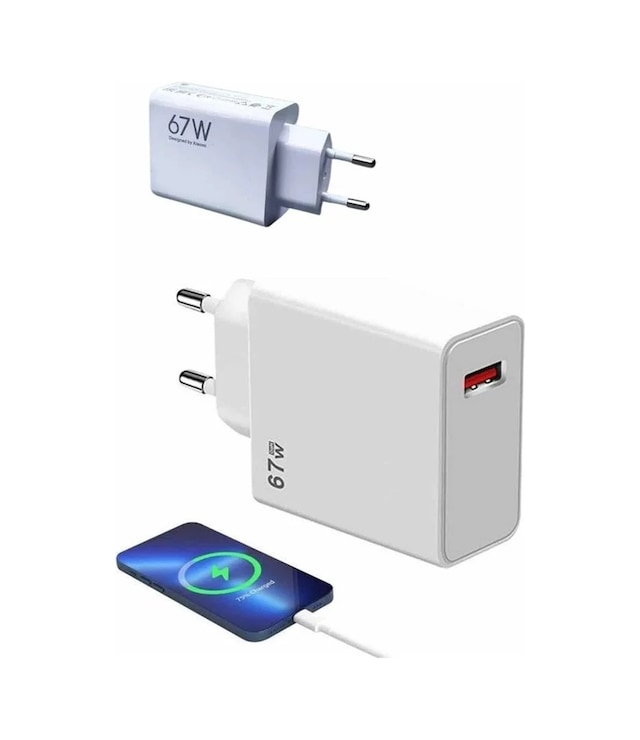Ers 67w Hızlı Şarj Yüksek Voltaj Korumalı Type C Şarj Adaptörü