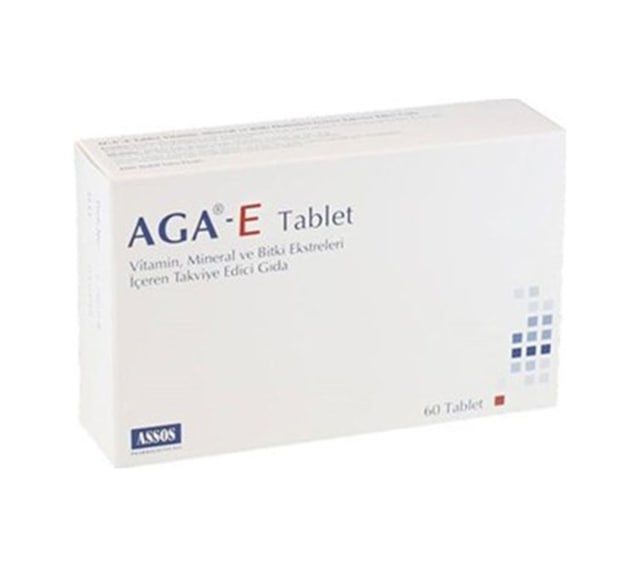 AGA-E Takviye Edici Gıda 60 Tablet