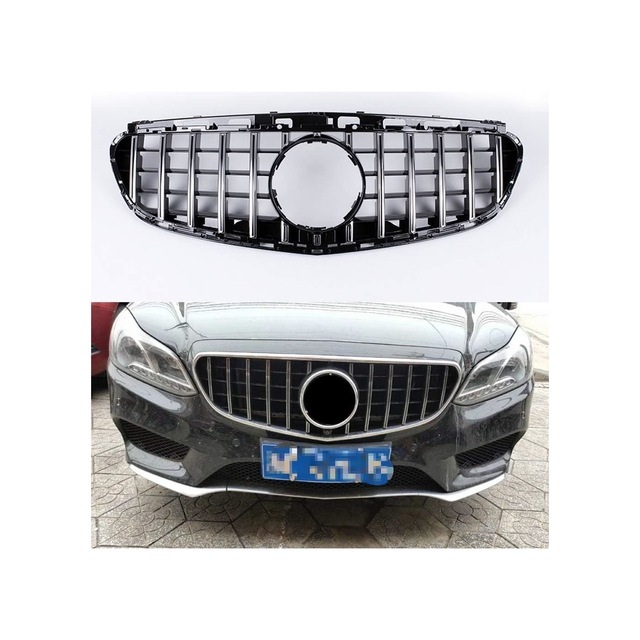 Mercedes W212 Gtr Ön Panjur Izgara Seti Krom-siyah 2013-2016 Aras