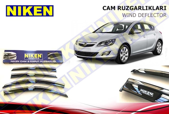 Opel Astra J Kromlu Cam Rüzgarlığı Niken 2009-2015