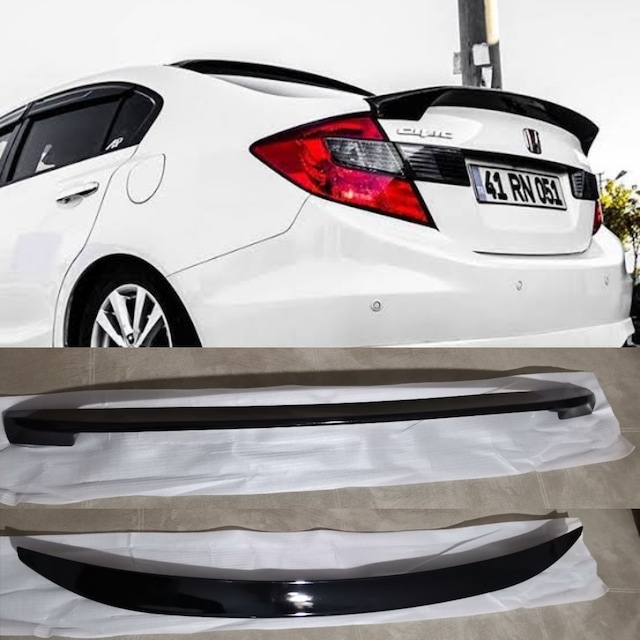 Honda Civic Spoiler Usa Boyalı Abs Plastik 2012-2015