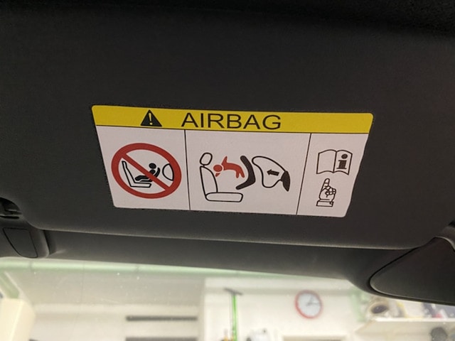 3 Adet Airbag Güneşlik Üzeri Yapıştırma Sticker Model6 (529193765)