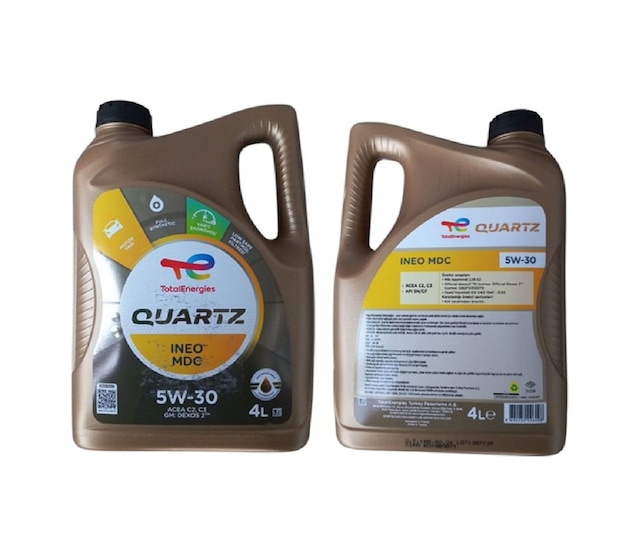 Total Motor Yağı Dpf 5w30 4 Litre Quartz Ineo Mdc Acea C2 C3 Apı A5/b5 Psa B71 2290