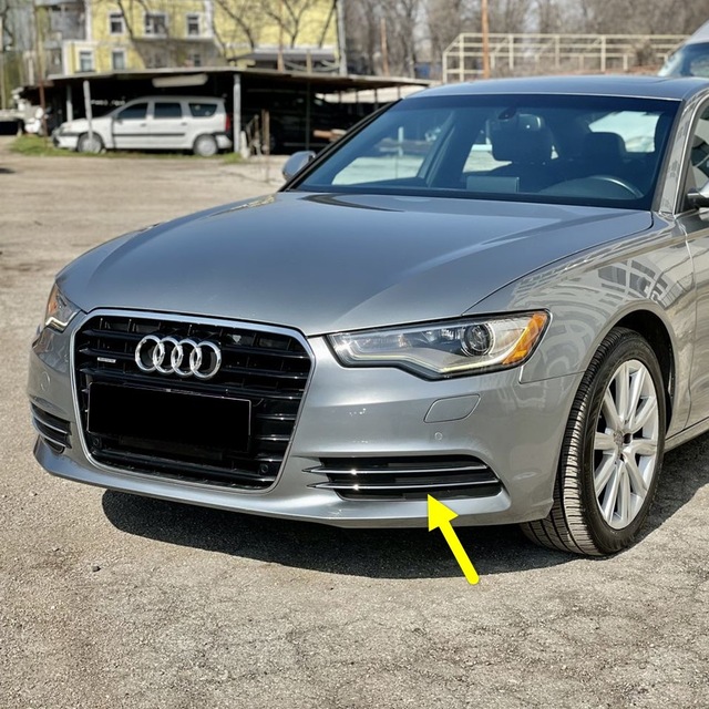 Audi A6 12-14 Ön Tampon Sol Alt Sis Kapağı Krom Çıtalı 4G0807681F