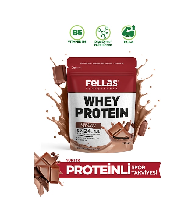 Fellas Whey Protein Tozu - Çikolata Aromalı 175 G Çikolata