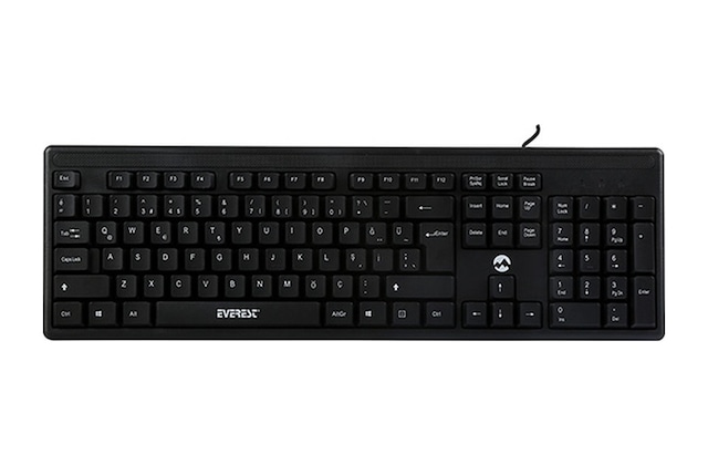 Everest KB-1002 USB Kablolu Standart Q Klavye