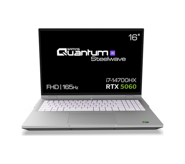 Quantum Gaming Steelwave 16 D i7-14700HX 16 GB 1 TB NVMe SSD 8 GB RTX5060 16" Free Dos Dizüstü Bilgisayar
