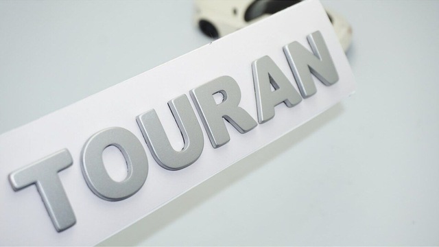 Touran Bagaj Gri Abs 3m Yazı Logo Volkswagen İle Uyumlu