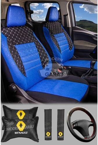Renault R12 Toros Fitilli Koltuk Kılıfı Boyun Yastığı Kemer Kon