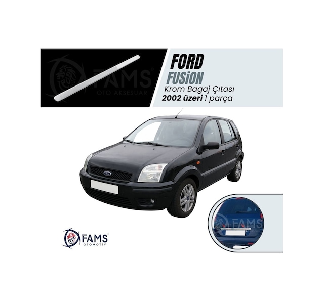 Ford Fusion Krom Bagaj Çıtası 2002 Üzeri P. Çelik