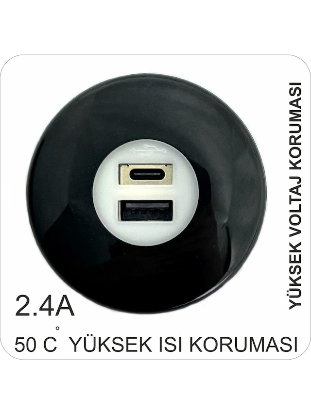 Usb Type-c Ve A Şarj Cihazı