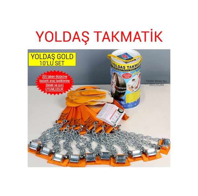 Yoldaş 10'lu Gold Takmatik Binek ve Suv ve Binek Araçlar İçin