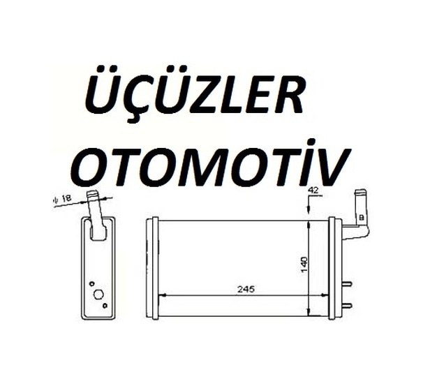 Tofaş Uyumlu Kalorifer Radyatörü Doğan Şahin Kartal M131