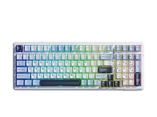 Aula F99 3 Modlu RGB Hot Swap Linear Graywood V3 Switch Mekanik Kablosuz Klavye