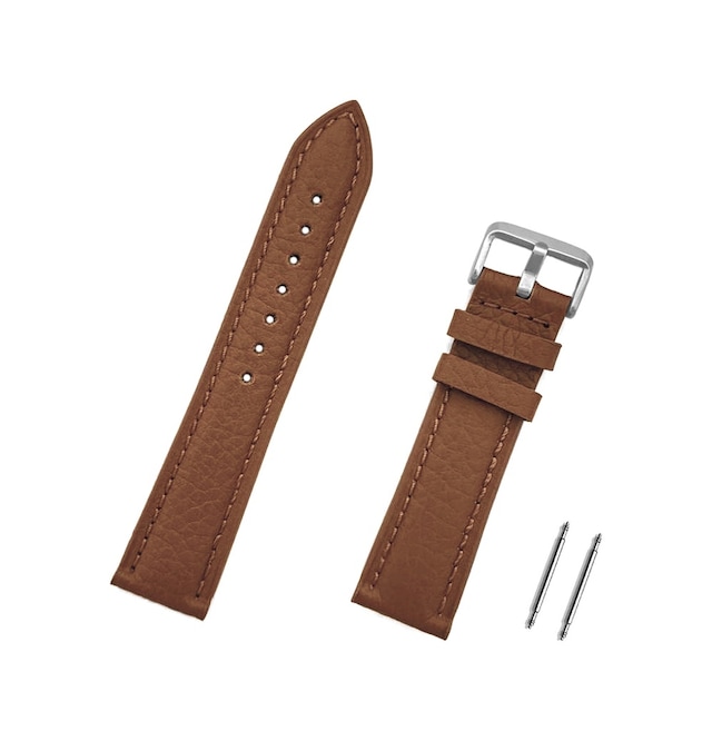 24 MM Kahverengi Taba Floter Hakiki Deri Saat Kordonu Kayış
