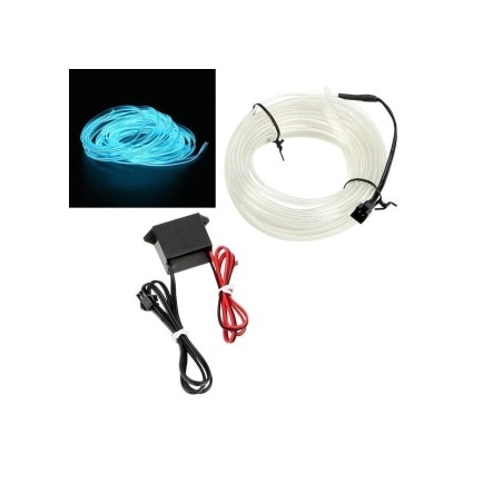 Araç Içi Torpido Ip Neon Led Beyinli Ice Blue