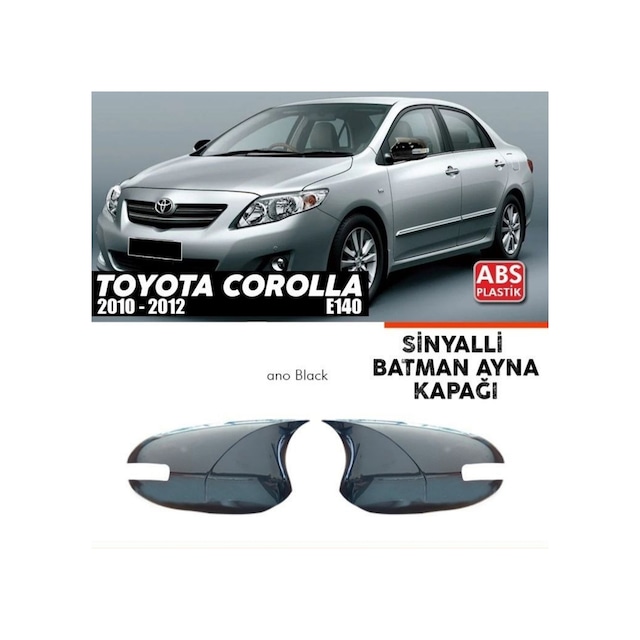 Toyota Corolla Yarasa Batman Ayna Kapağı 2010-2012 Arası Sinyalli
