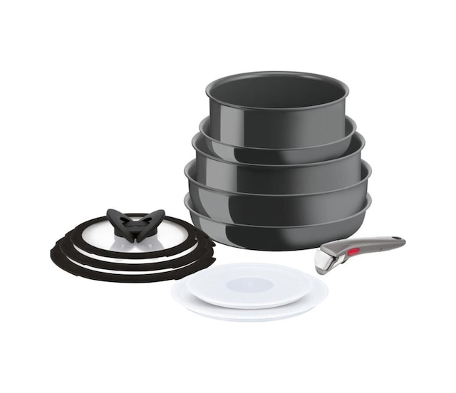 Tefal Ingenio Ceramic Renew 11 Parça İç İçe Geçebilen İndüksiyonlu Tencere Tava Seti