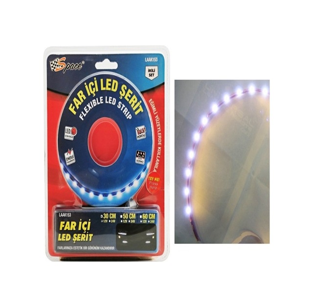 Far İçi Led Şerit Beyaz / Laak153-30-12