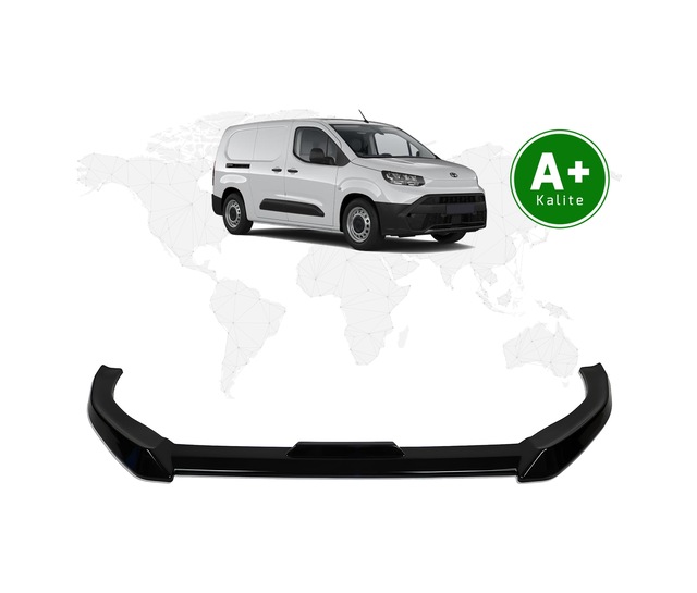 Toyota Proace City Panelvan Ön Lip Parlak Siyah 2024 Model Ve Sonrası