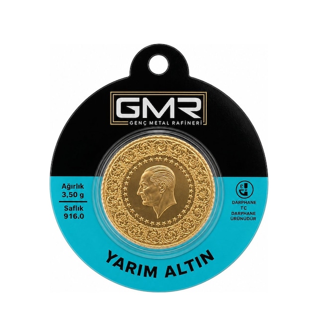 Yarım Altın 3.50 Gram 22 Ayar