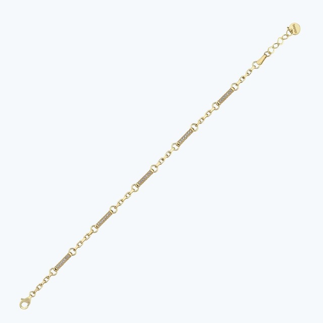 Altınbaş Altın Taşlı Zincir Bileklik Abl0190-y-25295 Çok Renkli