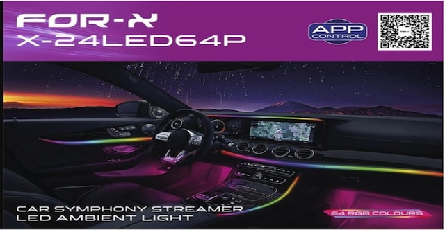 Foxus For-x X-24led64p 64 Renk Sesli Komutlu Ambians Led Diğer