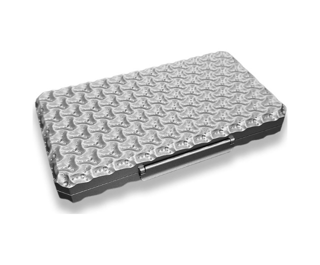 Guevara Stone Aluminyum Sedir Puro Taşıma Çantası Silver 5li