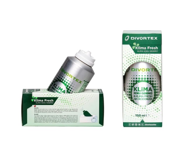 Divortex Klima Fresh Klima Bombası Yeşil Elma 2 x 150 ML