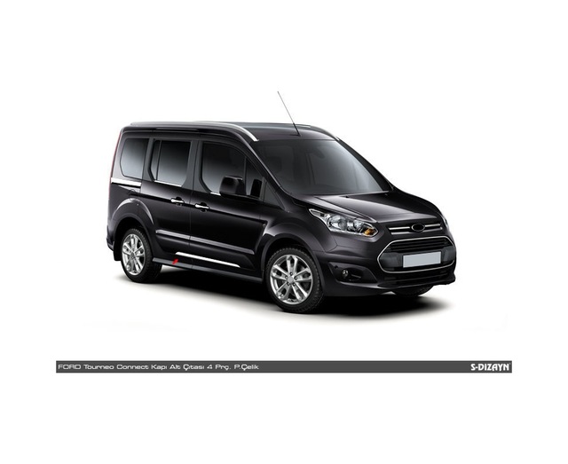 S-Dizayn Ford Connect Krom Yan Kapı Çıtası Altı 4 Prç. 2015 Üzeri
