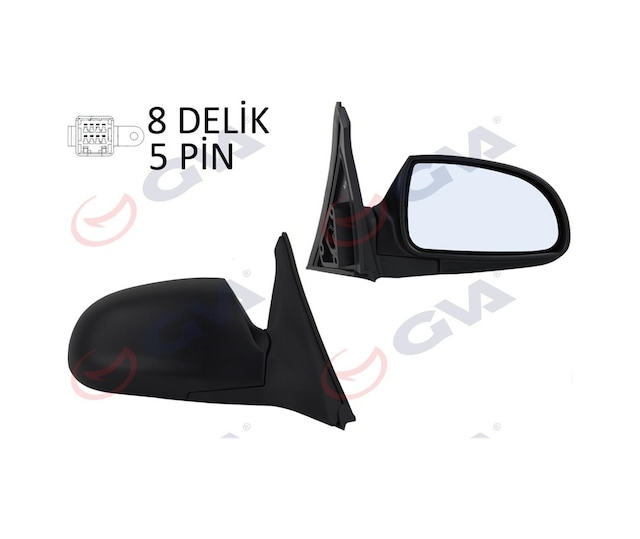 Dış Dikiz Aynası Elektrikli Sağ Accent 11/99-03/03 Isıtmalı Vm-453ehr