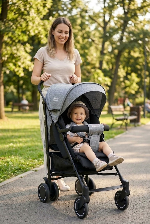Tommy Baby Luppo Black Tam Yatar Baston Bebek Arabası Puset