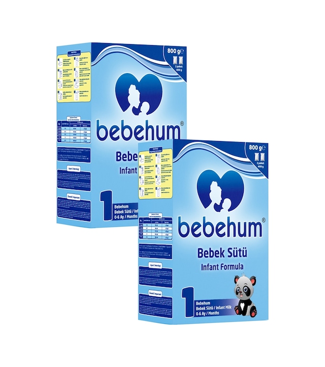 Bebehum 1 Numara Bebek Sütü 0-6 Ay 800 gr x 2 Adet