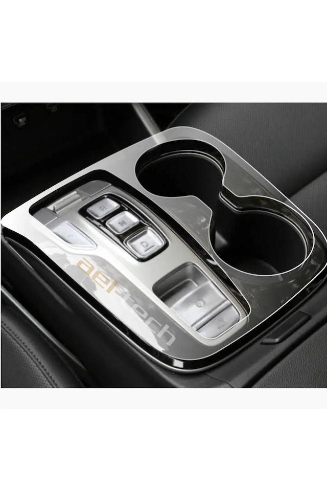 Hyundai Tucson Tuşlu Vites Etrafı Piano Black Uyumlu Tpu Koruyucu