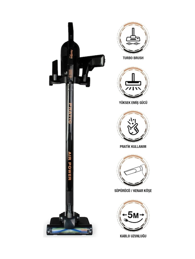 Fantom Pratic Air Power P 1250 Dikey Süpürge