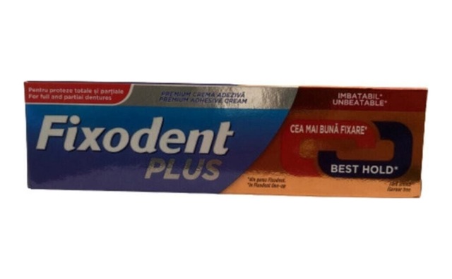 Plus Protez Yapıştırıcı Krem 40 Gr - Fıxodent Premıum Best Hold -premium Adhesive Cream