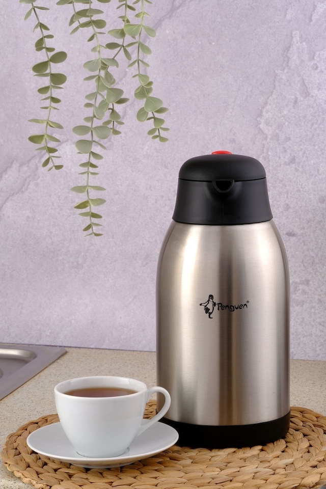 Penguen 1250P Paslanmaz Çelik Çay Termosu 2.5 Litre