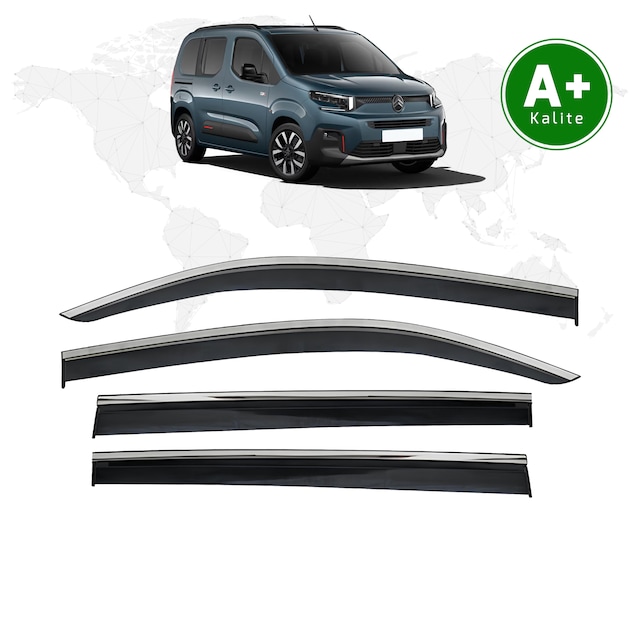 Citroen Berlingo Kromlu Cam Rüzgarlığı 2024 Model Ve Sonrası