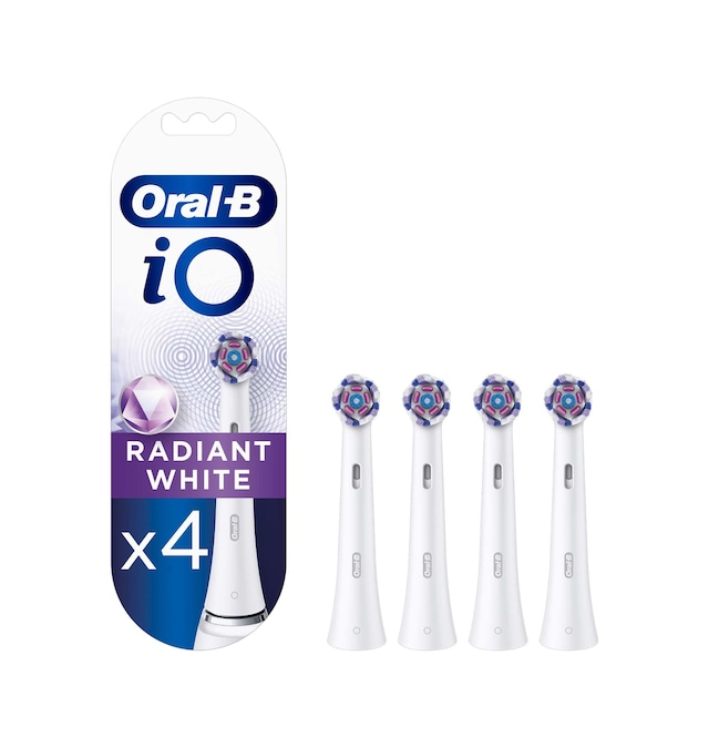Oral-B iO Radiant White Beyaz Diş Fırçası Yedek Başlığı 4 Adet