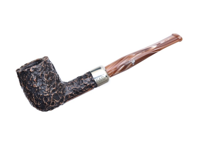 Peterson Derry Rusticated 6 9mm. Filtreli Akrilik Saplı Pipo 206063