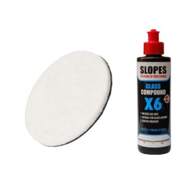 Slopes X6 Cam Pastası 250 Ml Ve Spta Cam Keçesi 130 Mm Set