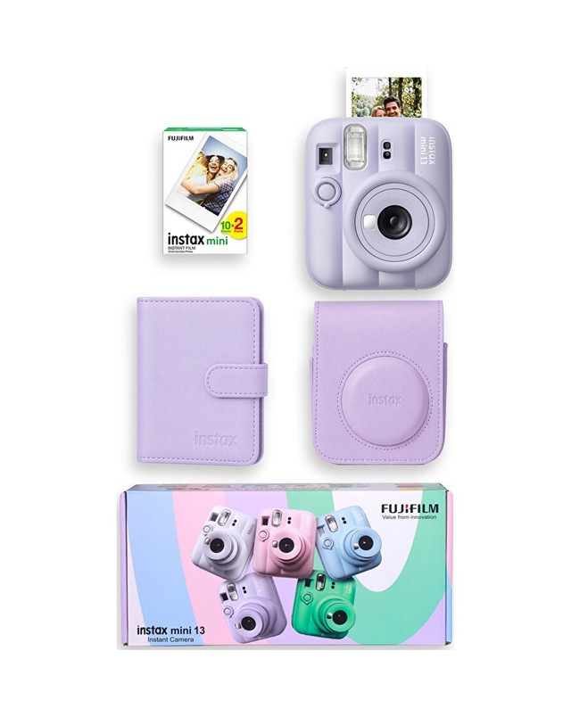 Instax Mini 13 Şipşak Fotoğraf Makinesi + Çanta + Albüm + 20'li Film