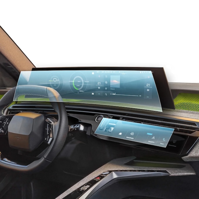 Peugeot 3008 Gt- Allure Uyumlu Ekran Koruyucu 21 İnç İ-cockpit Klima Ekranı 9H Nano Ekran Koruyucu