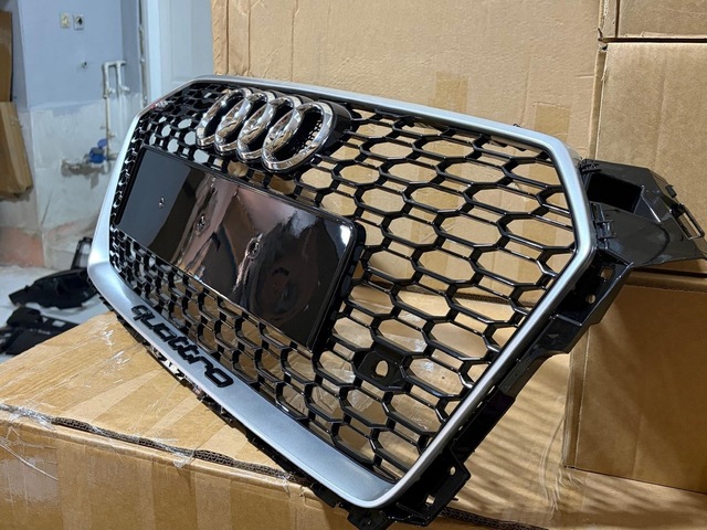 Hdmtuning Audi A5 Rs5 Ön Panjur Gri Çerceve 2017-2019 Arası Uyumlu