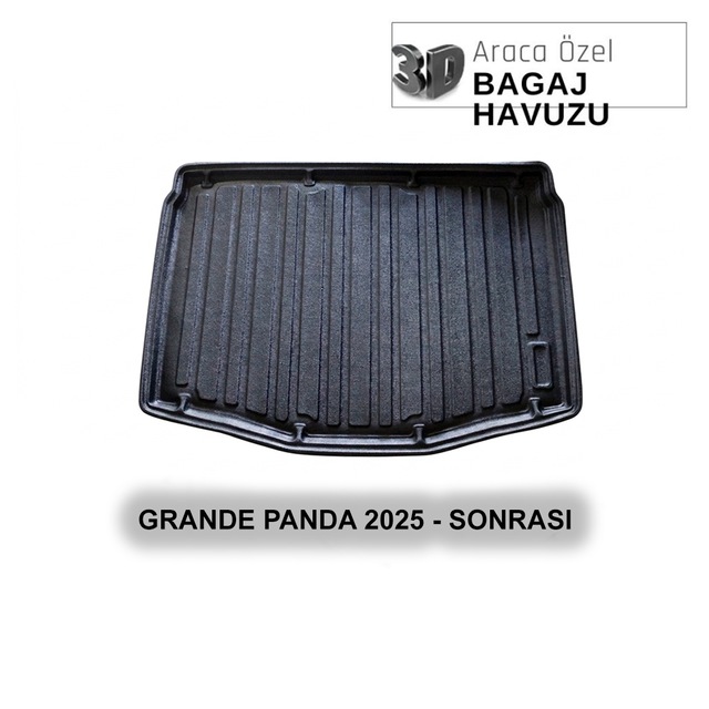 Fıat Grande Panda 2025+ 3d Araca Özel 3d Bagaj Havuzu