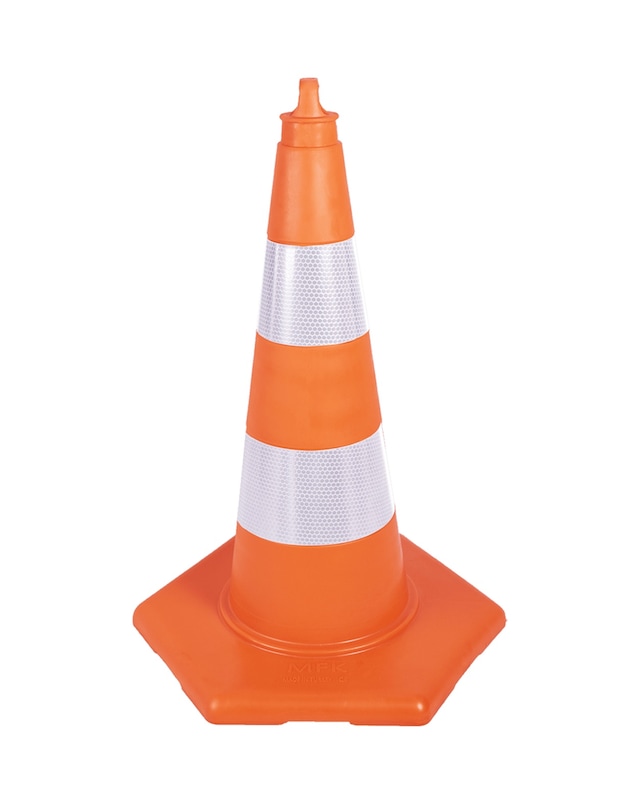 750 Mm Kırılmaz Trafik Konisi 3 Kg Çift Reflektifli
